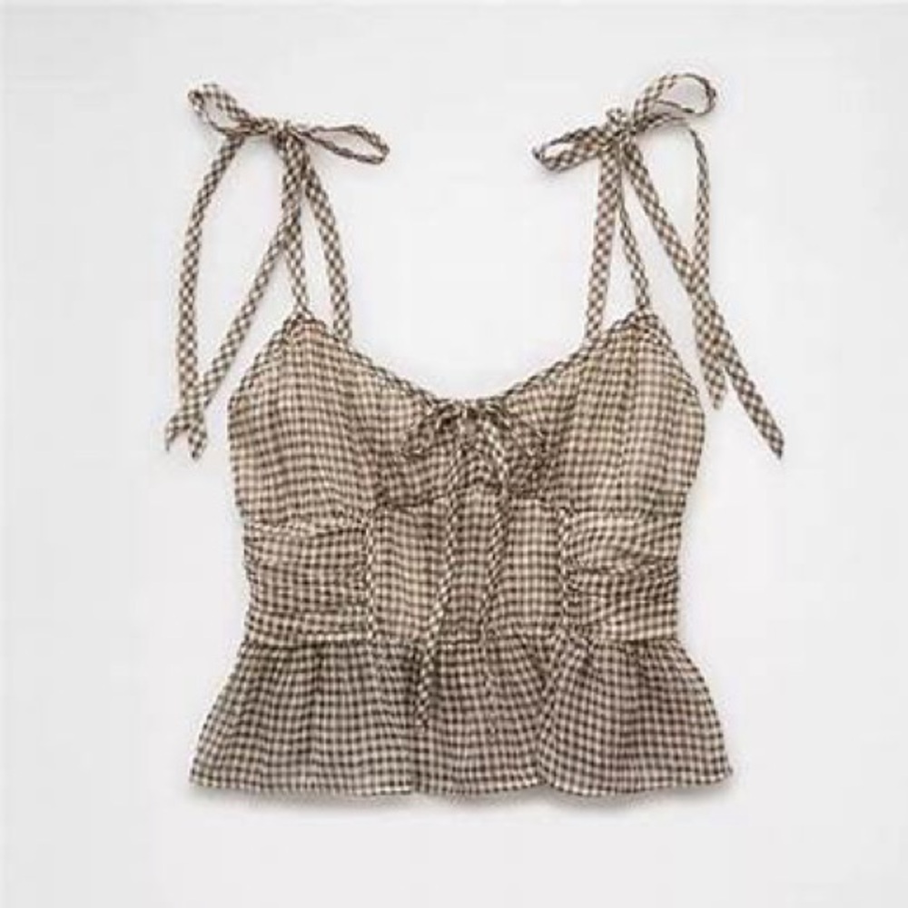 AE Corset Peplum Top - NWT!